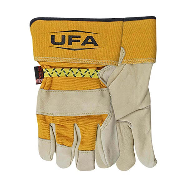 UFA Men's American Roper Gloves - Size: L • TAN