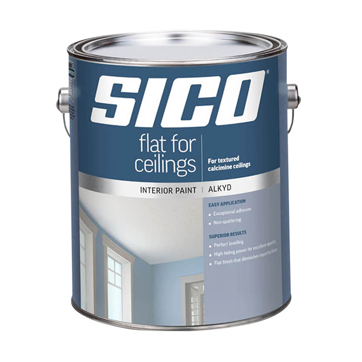 Sico Interior - Alkyd - Paint for Ceilings Series 721 - White - 3.78 L