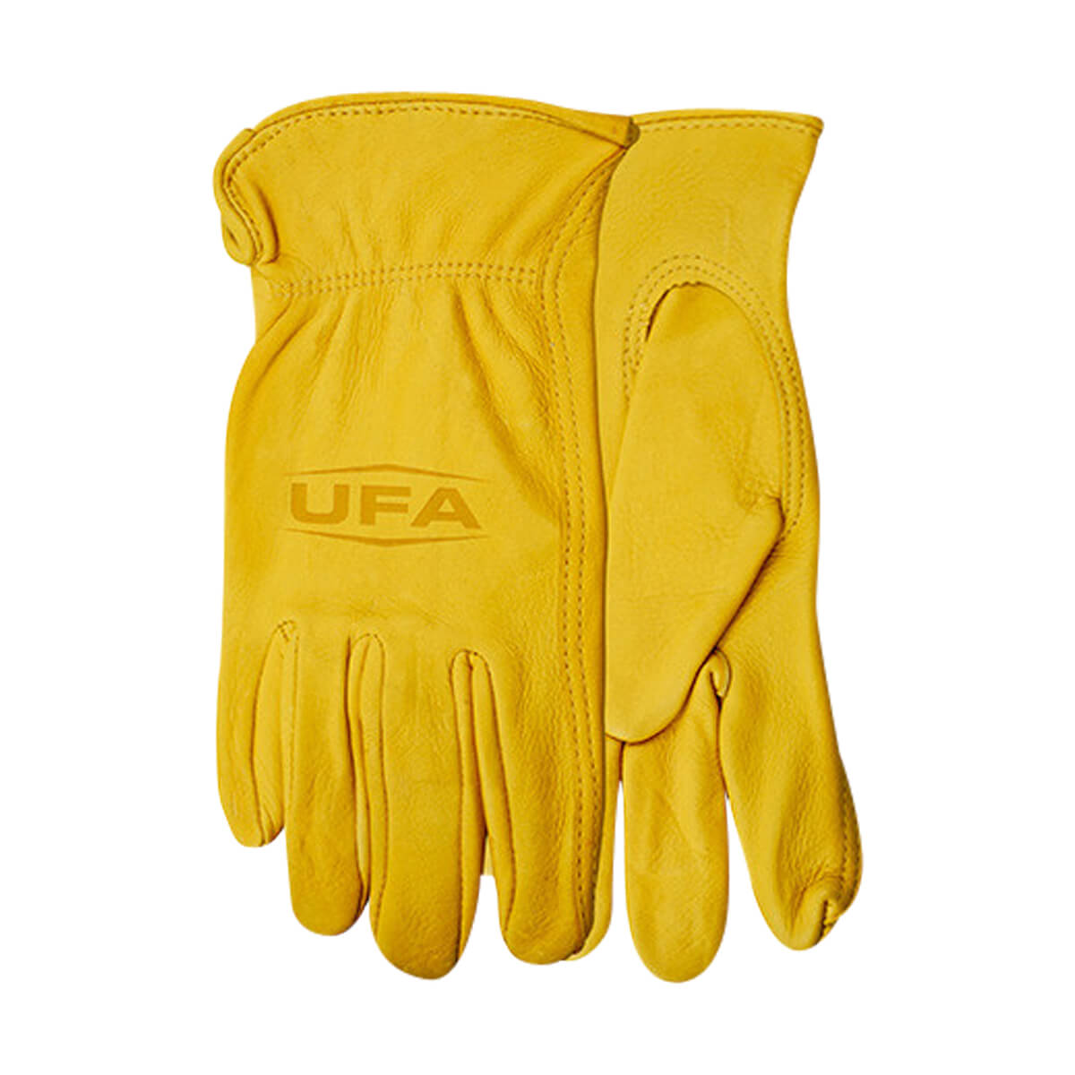 UFA Men's Lined Deerskin Gloves - Size: M • TAN