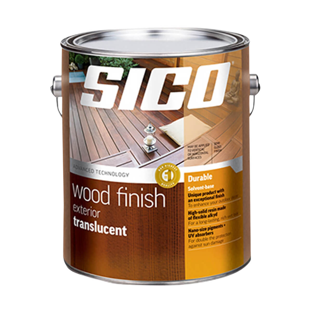 Sico Translucent Exterior Wood Finish - Series 236 - 3.78 L - Natural Oak