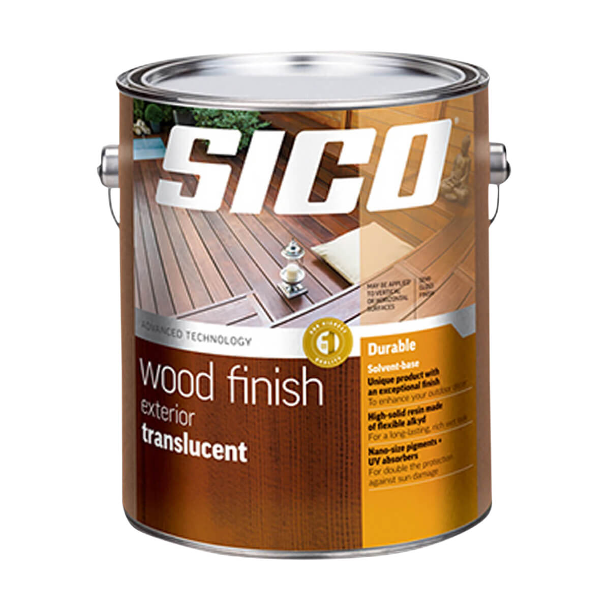 Sico Translucent Exterior Wood Finish - Series 236 - 3.78 L - Redwood