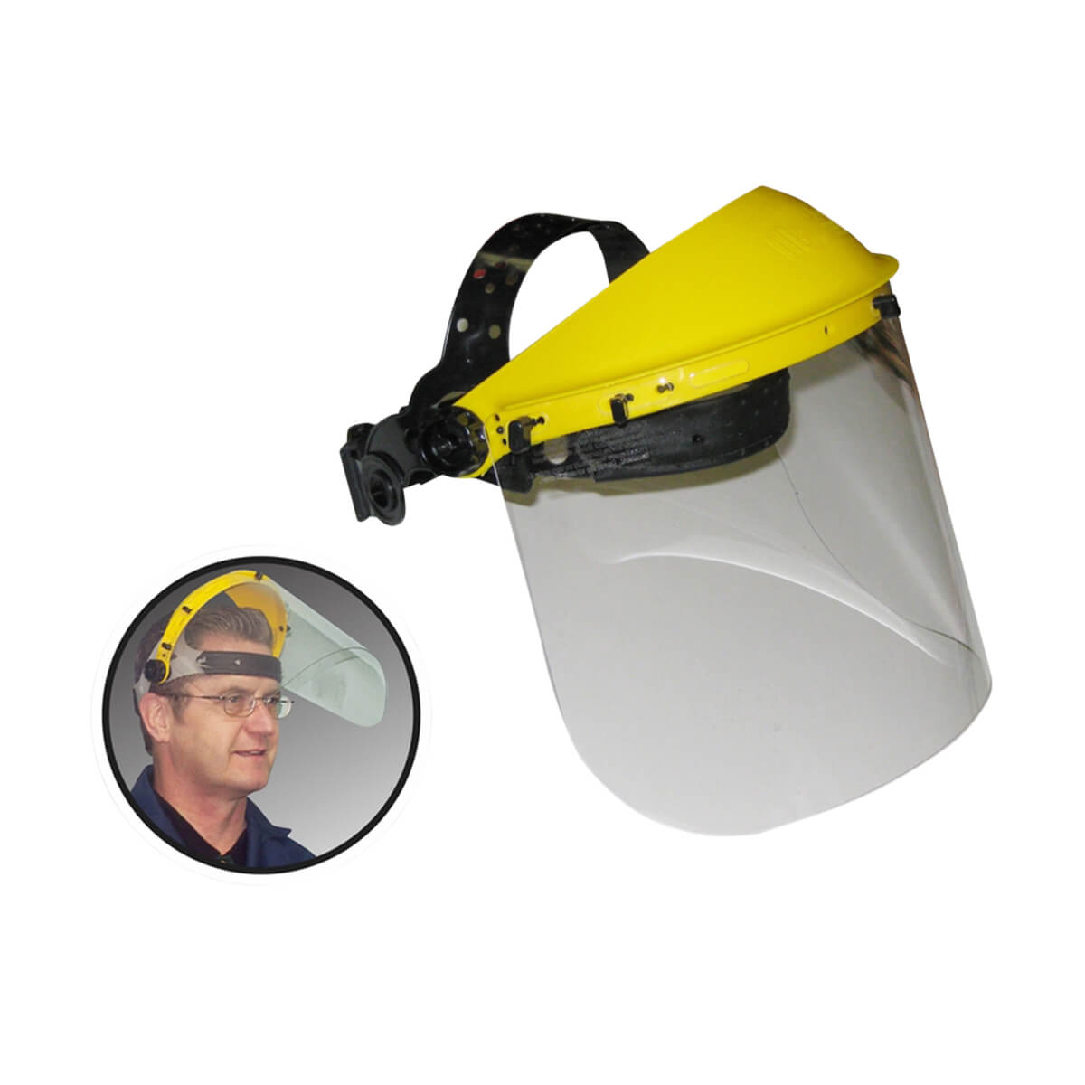 WorkHorse® Faceshield with Adjustable Ratchet