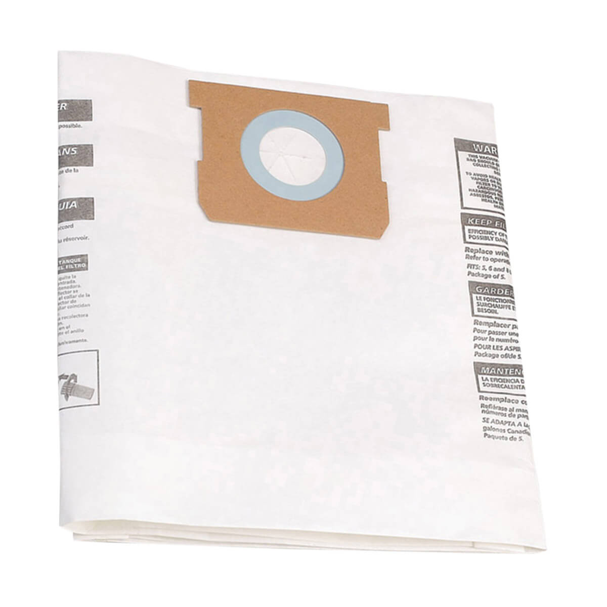 SHOP-VAC® Type F Filter Bags - 37.8-53 L - 3 Pack