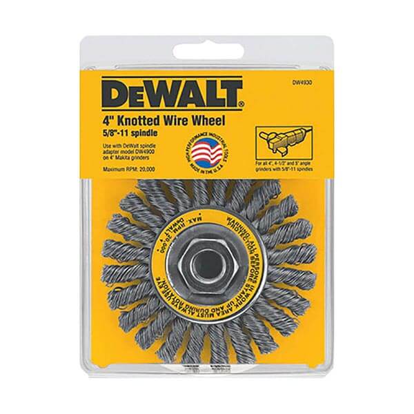 DEWALT 11 Cable Twist Wire Wheel - 4-in x 5/8-in