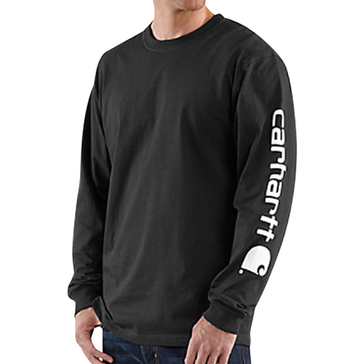 Carhartt Long-Sleeve Graphic Logo T-Shirt