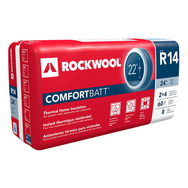 Rockwool R14 Comfortbatt Insulation - 24-in