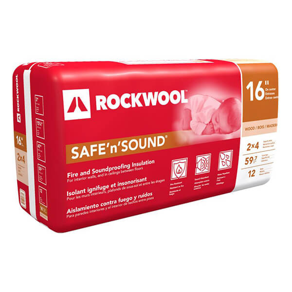 Rockwool Safe-n-Sound Insulation - 16-in