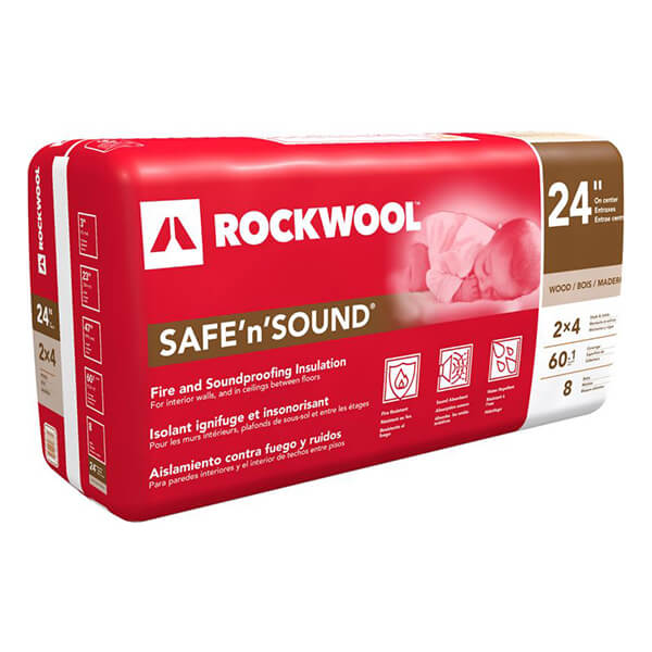 Rockwool Safe-n-Sound Insulation - 24-in