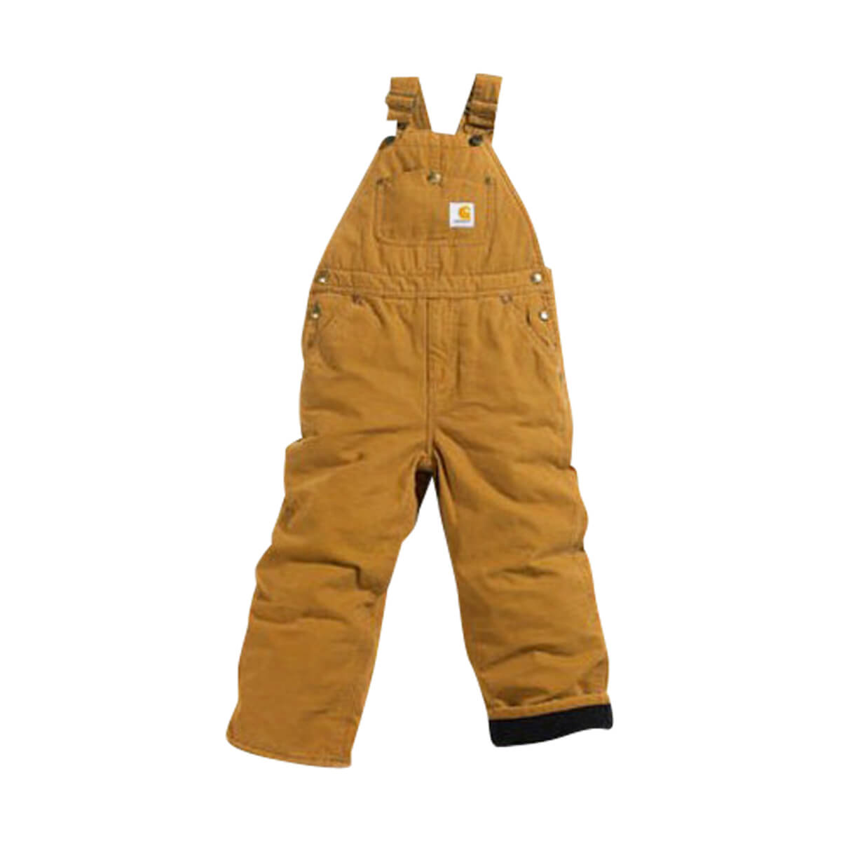 Carhartt Children's Lined Duck Overalls - Size: 6 • Brown