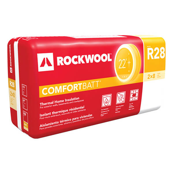 Rockwool R28 Comfortbatt Insulation - 23-in