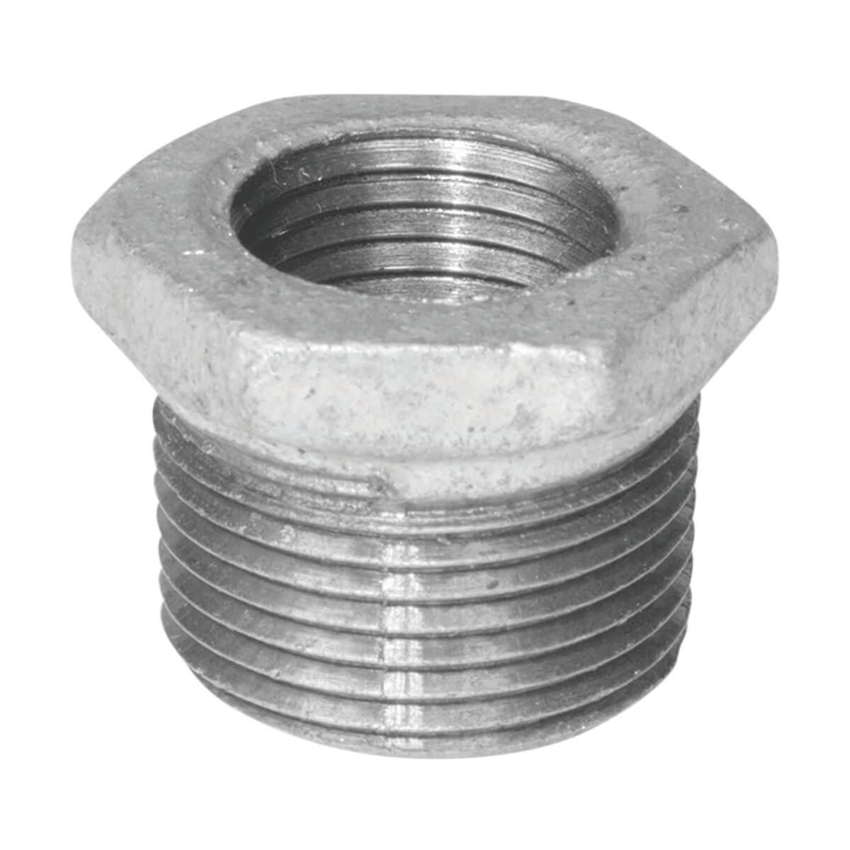 Fitting Galvanized Iron Hex Bushing 1-1/2" x 1"