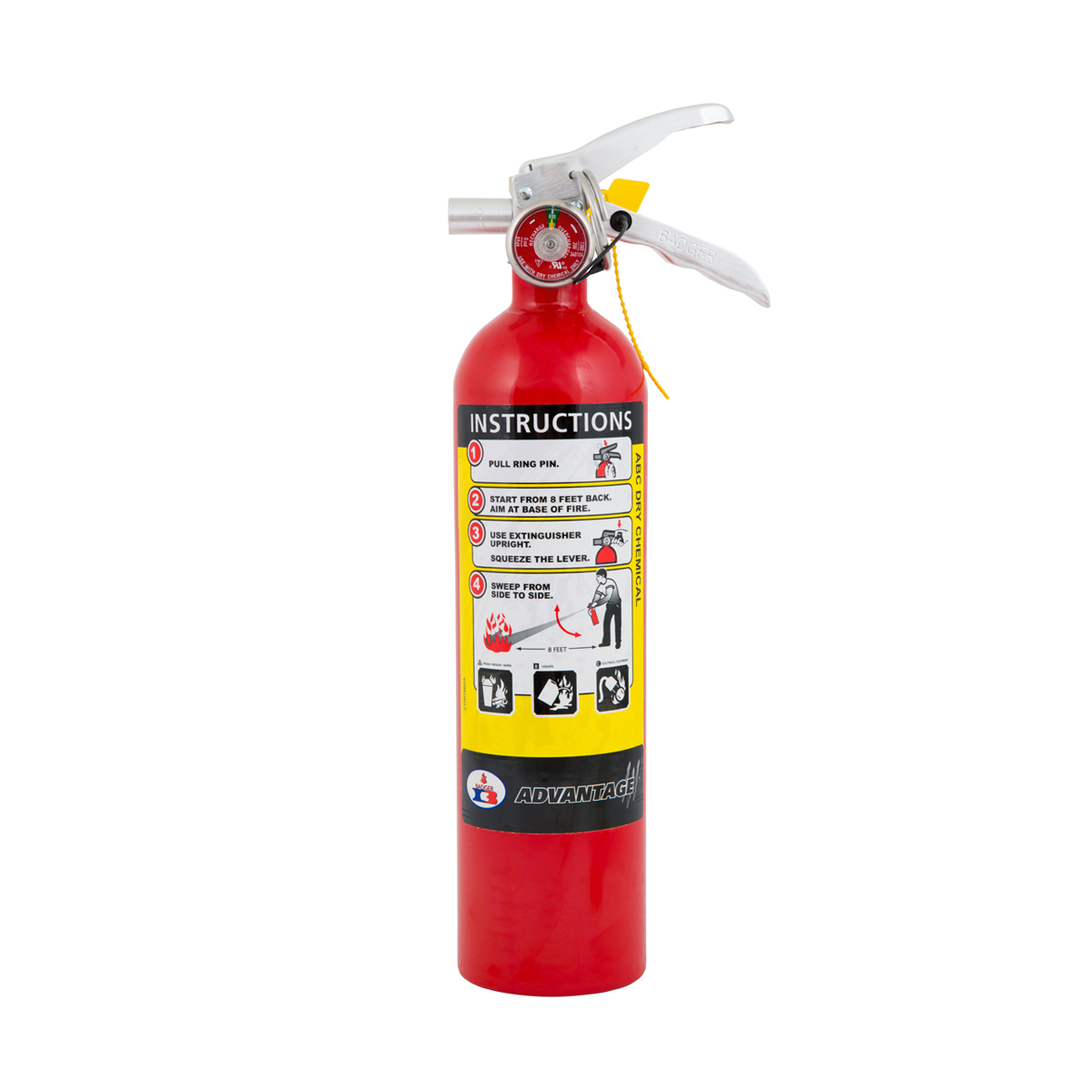 Badger Advantage Fire Extinguisher - 2.5 lb 1-A:10-B:C