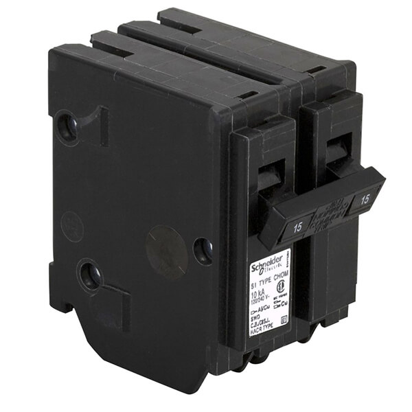 Schneider Electric Homeline Double Pole Circuit Breakers - 15A
