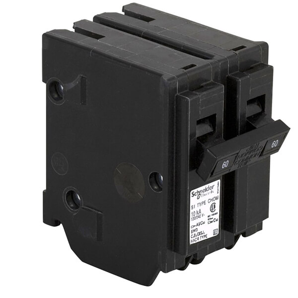 Schneider Electric Homeline Double Pole Circuit Breakers - 60A