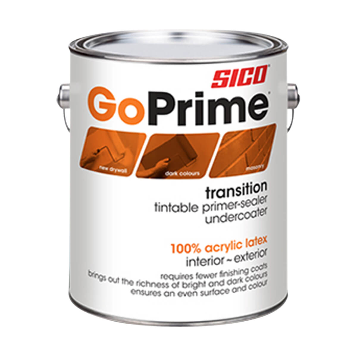SICO Go Prime - Alkyd-Tintable - Interior & Exterior Series 160 - 3.78L