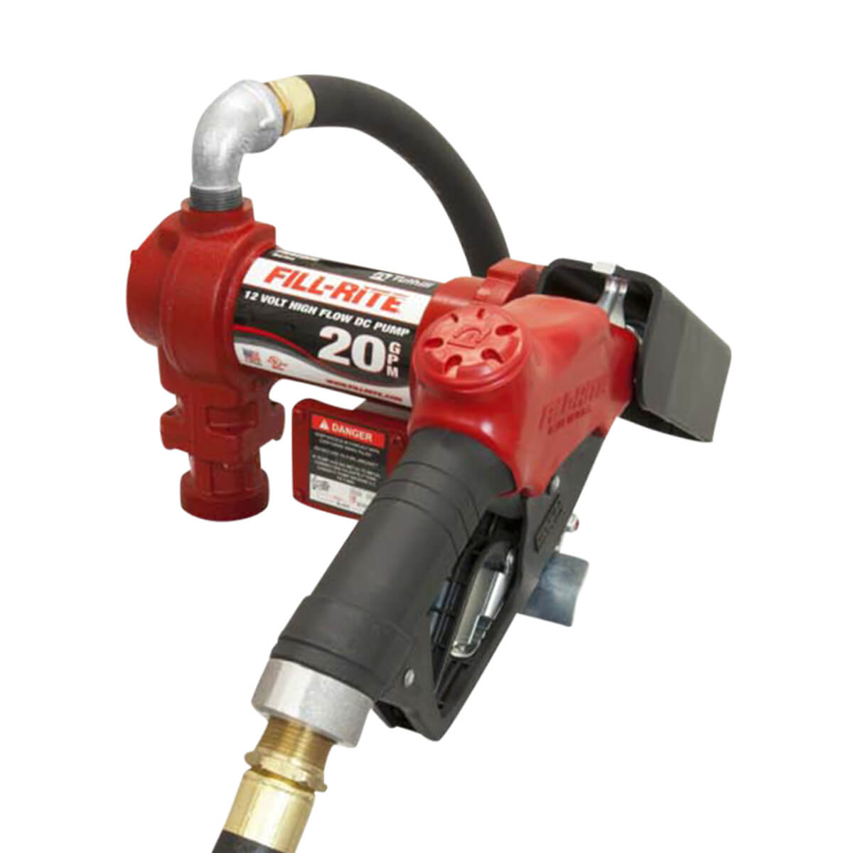 12V DC Hi-Flow Pump with Hose and Ultra Hi-Flo Automatic Nozzle