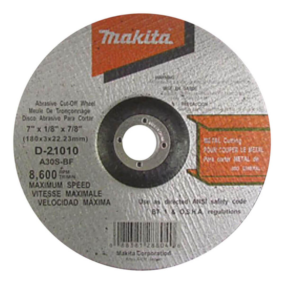 Makita Abrasive General Purpose Grinder Cut-Off Wheel - 7-in