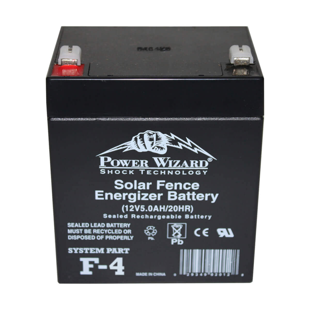 Power Wizard F-4 6V Solar Replacement Battery