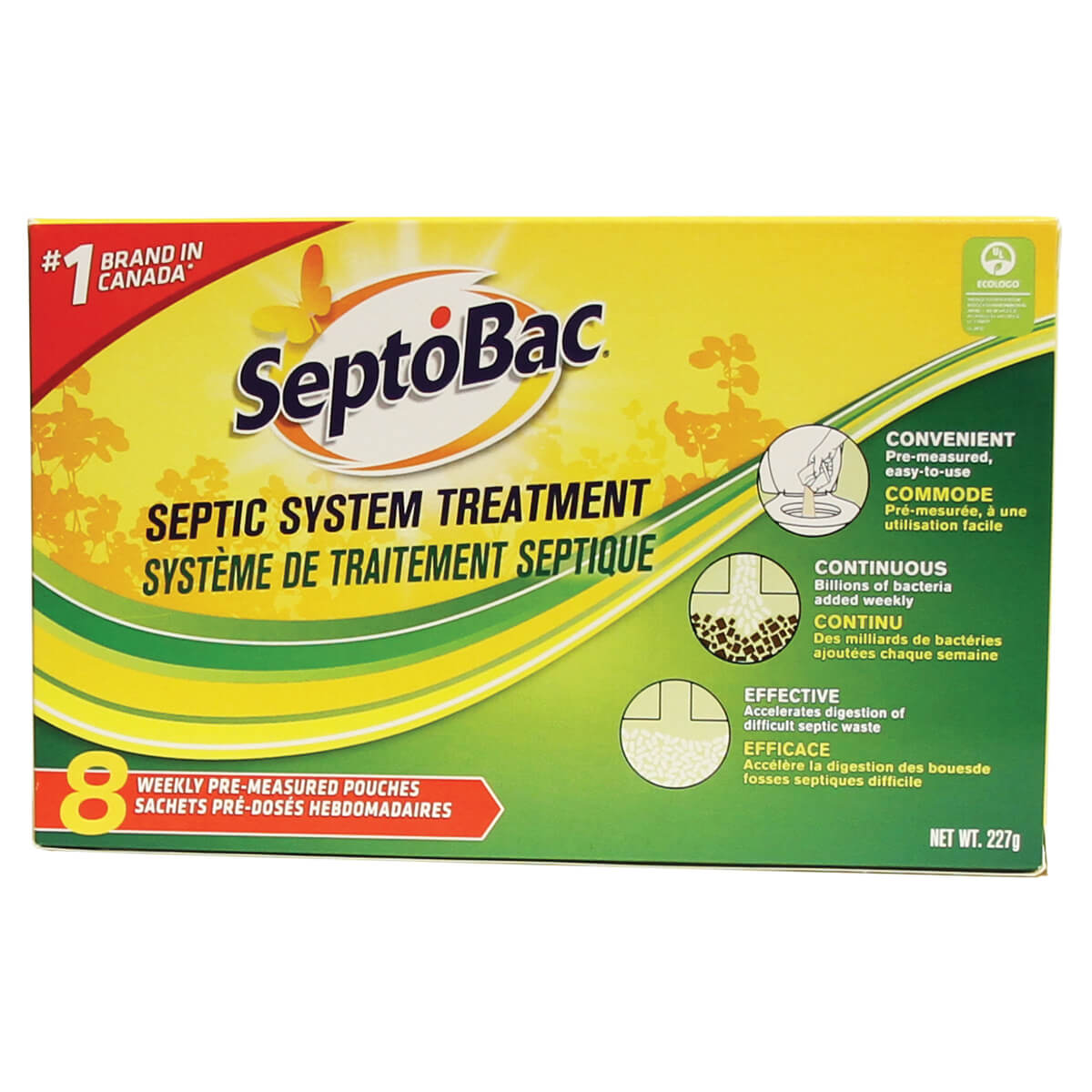 Septobac Septic Tank Treatment - 8 Pack