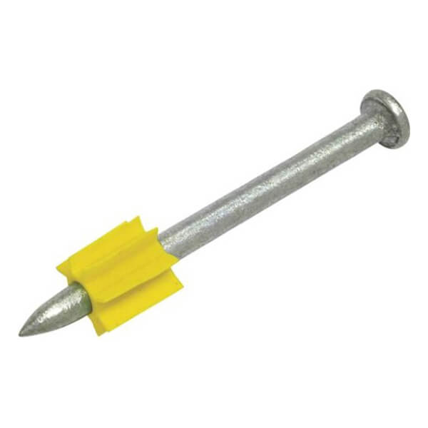 Powder Actuated Pins - 1-in - 100 Pack