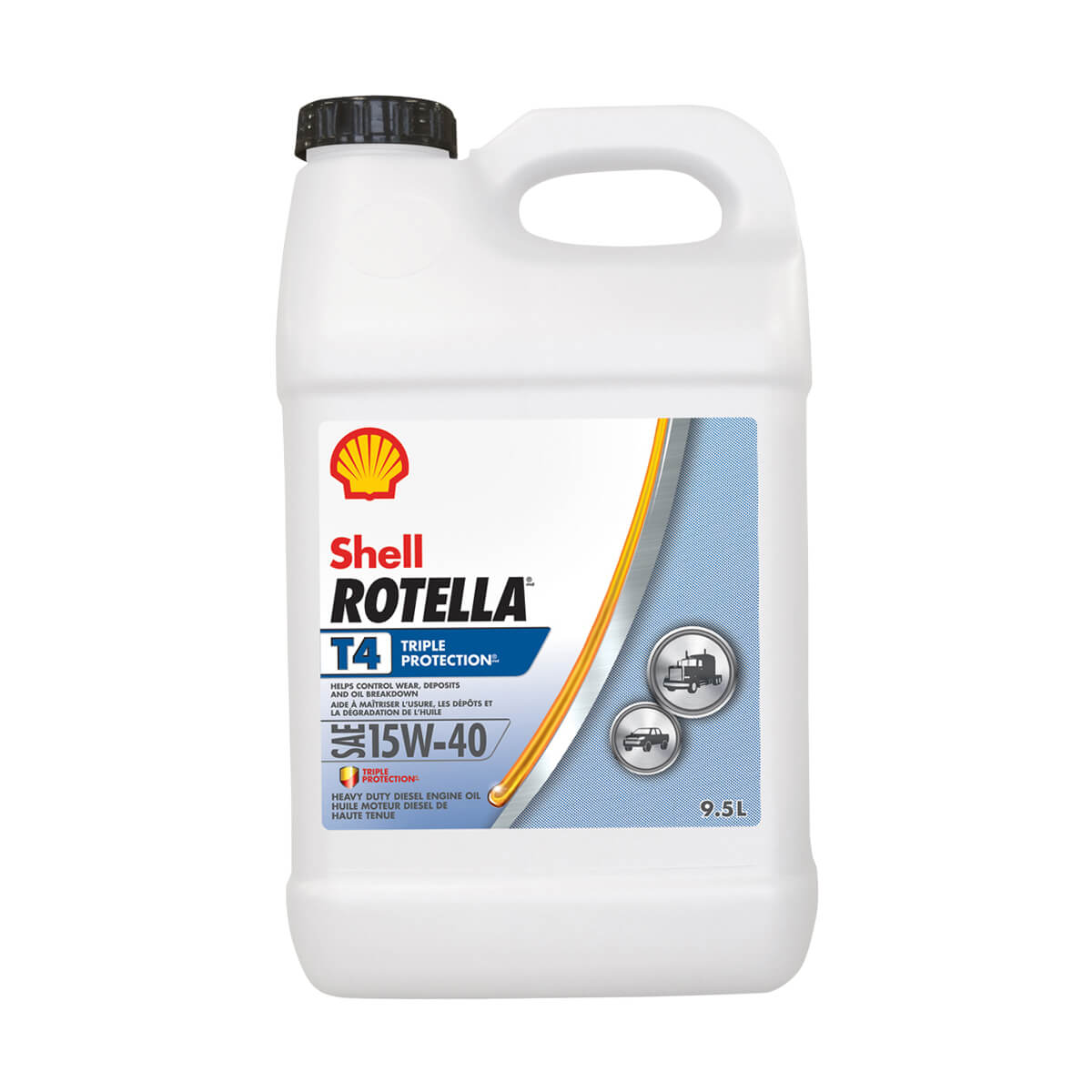 Shell Rotella T4 Triple Protection 15W-40 - 5 L