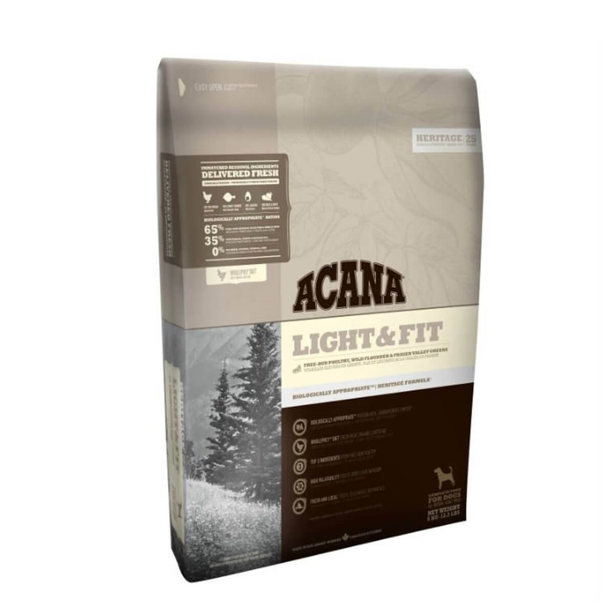 Acana Light and Fit Dog Food  - 11.4 kg