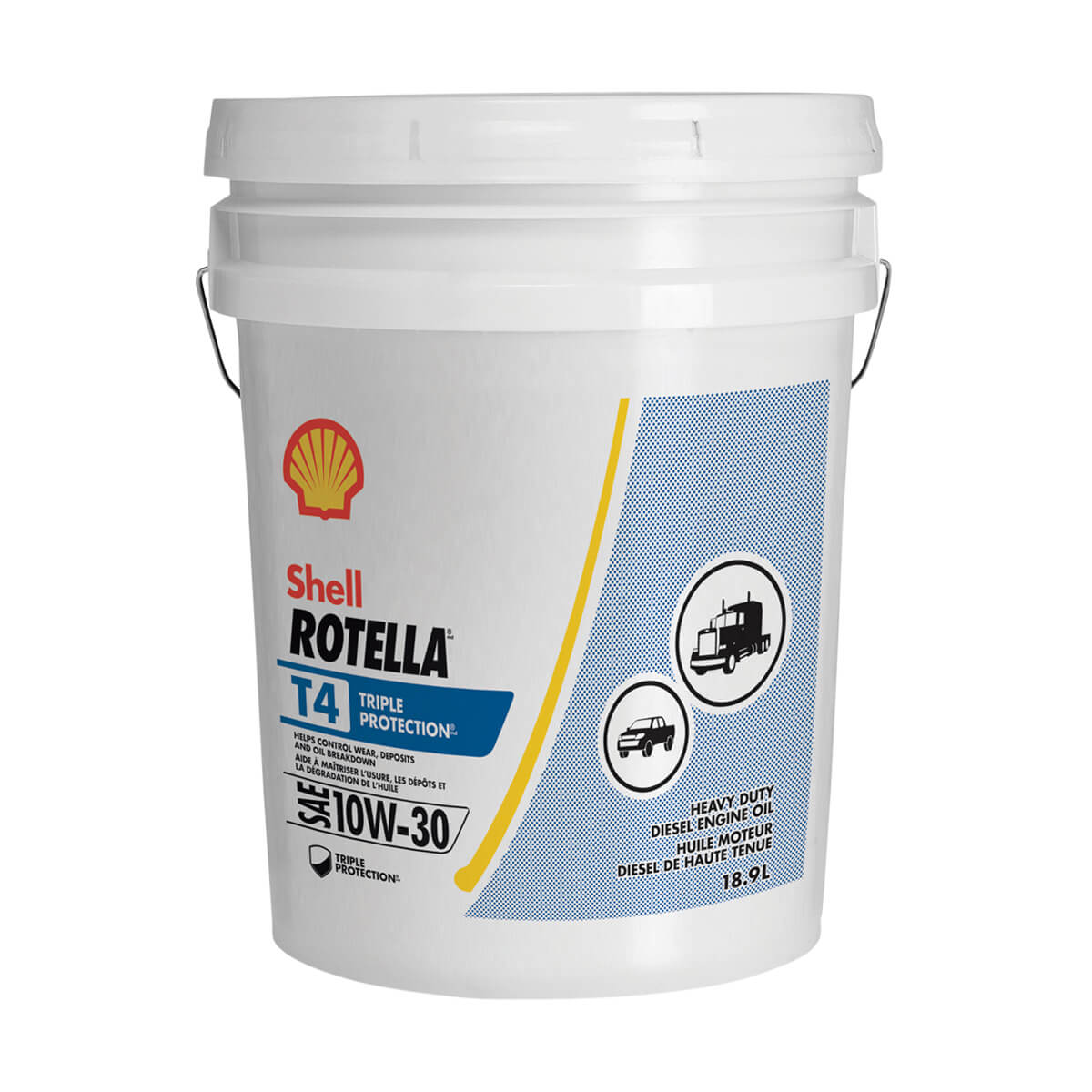 Shell Rotella T4 Triple Protection 10W-30 - 18.9 L
