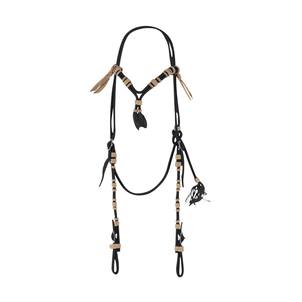 Vaquero Cross Knot Brow Headstall