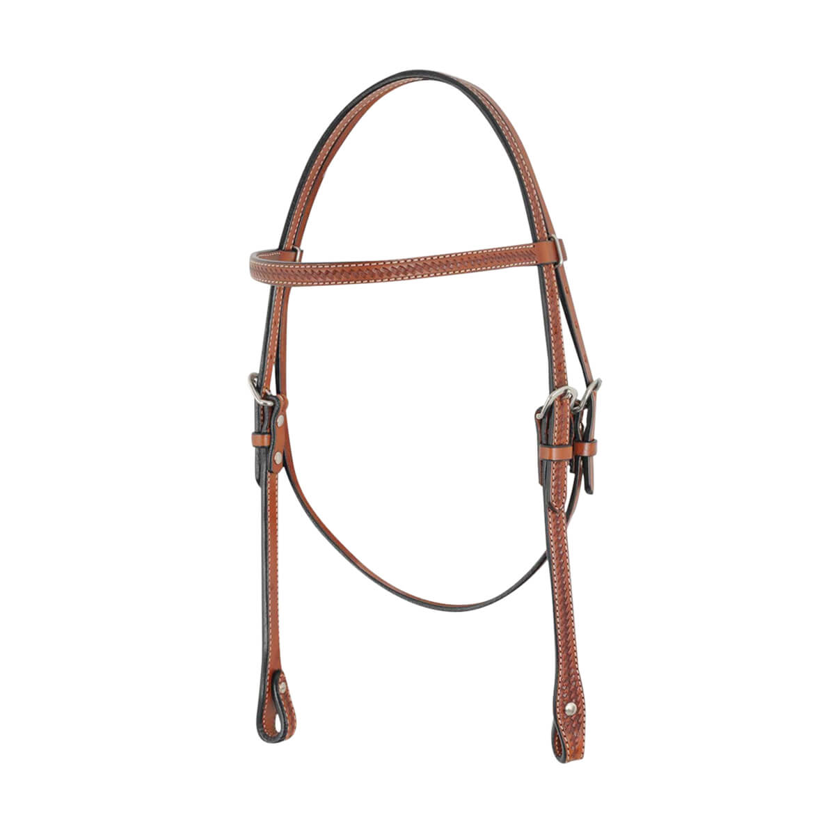 Browband Headstall with Basket Tooling