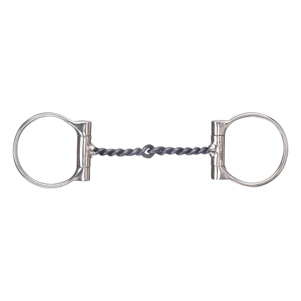 Black Sweet Iron Twisted Wire Snaffle Bit