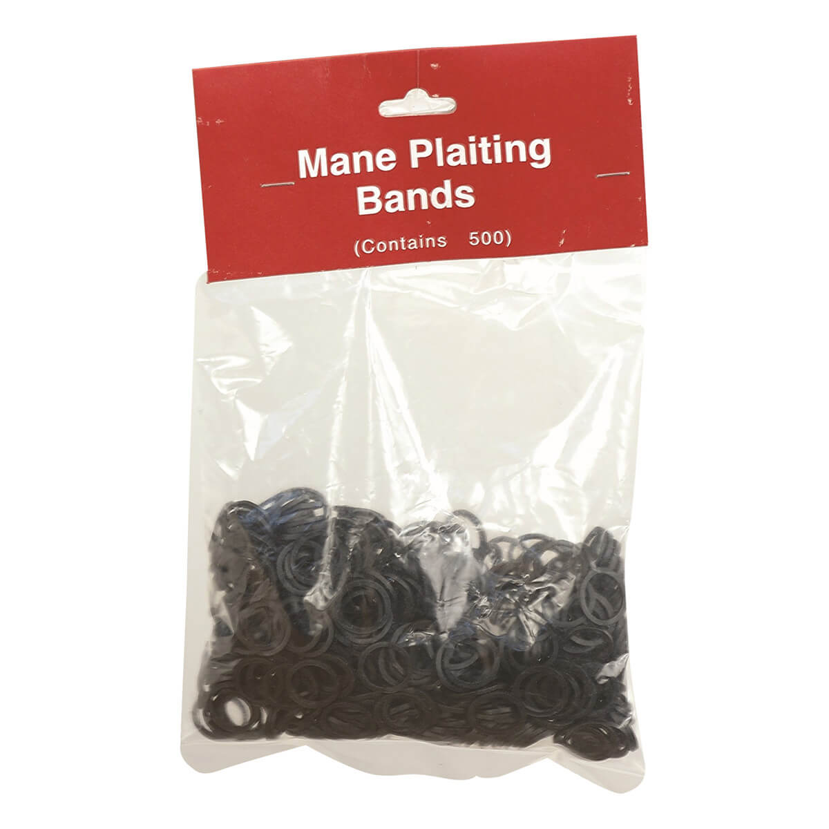 Mane Braiding Elastics - Black