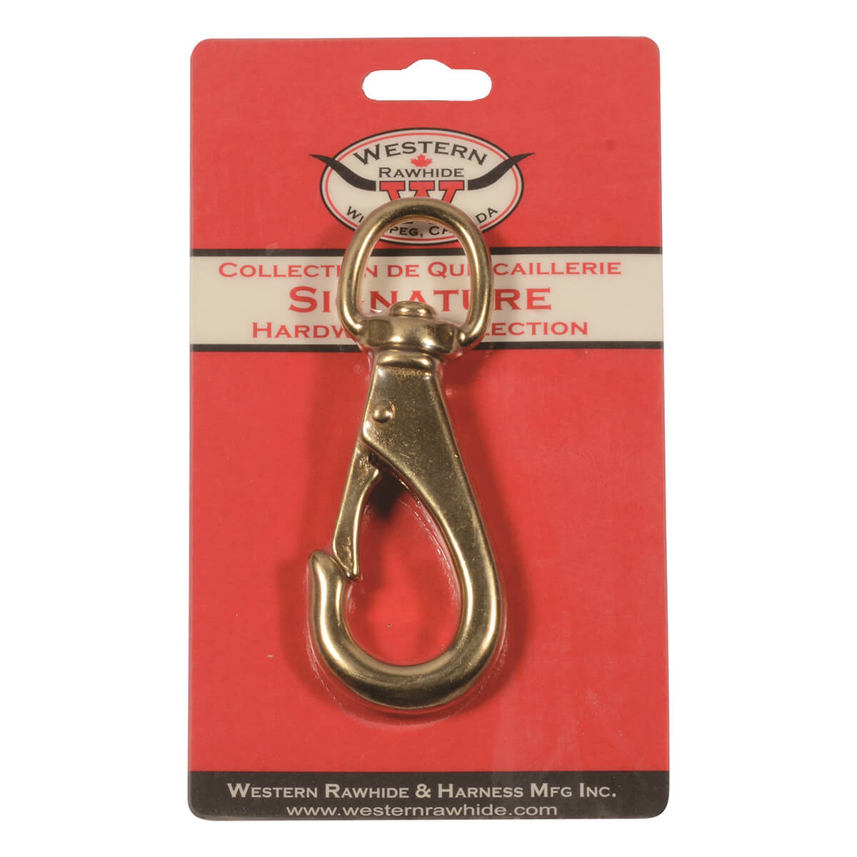 Solid Bronze Swivel Eye Bolt Snap - 7/8-in X 4-1/2-in