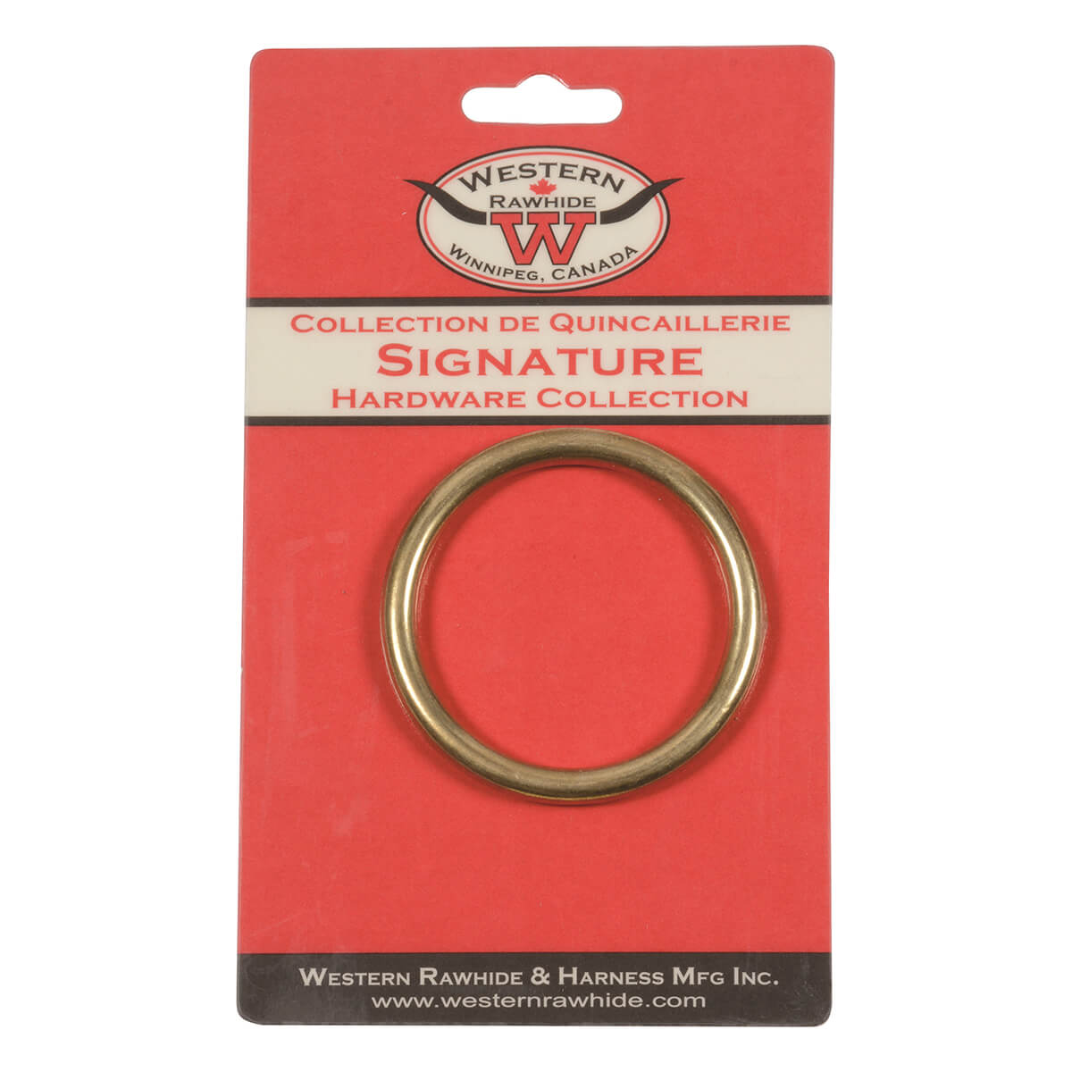 Solid Bronze Harness Rings - 2-in