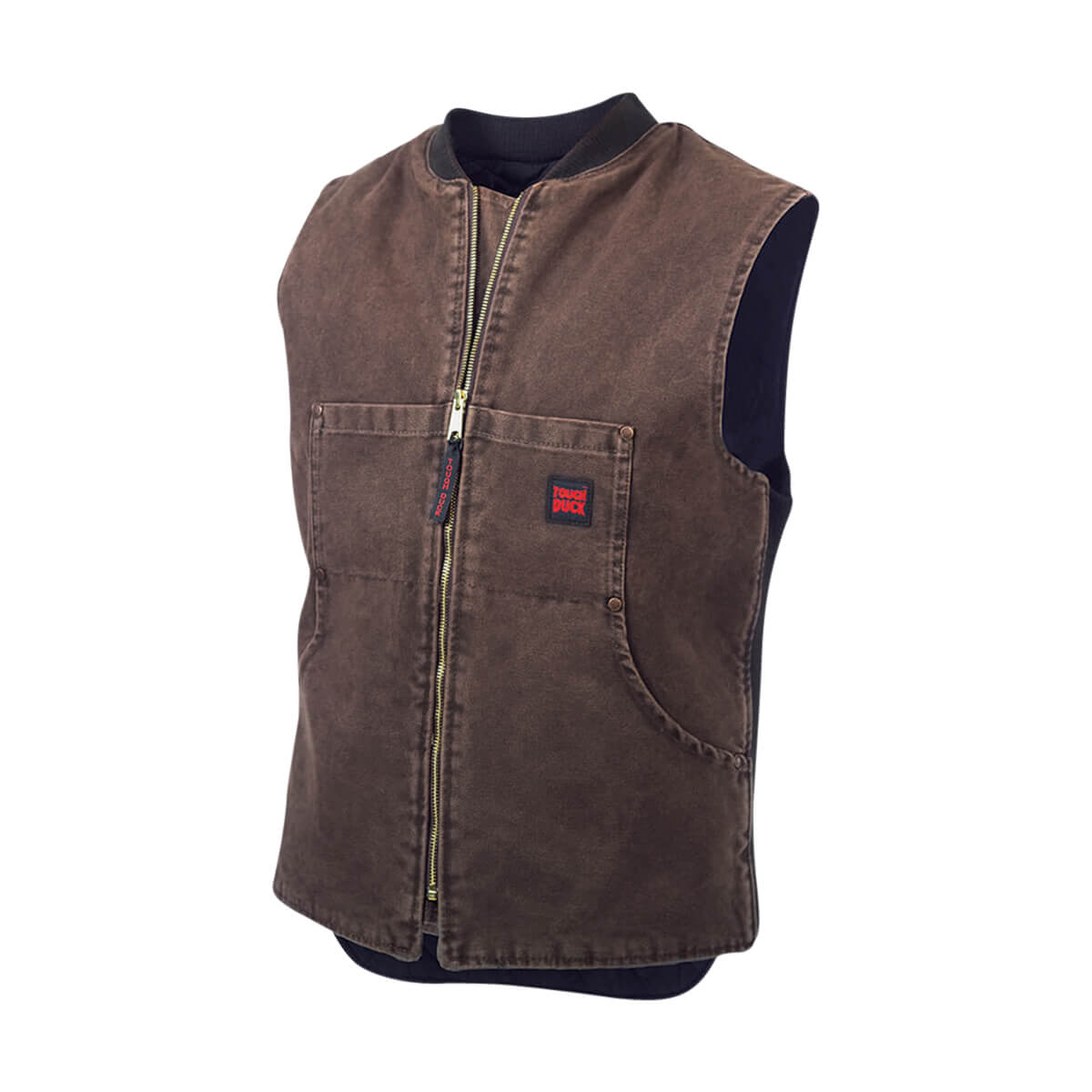 Tough Duck Washed Quilt Lined Vest - Size: L