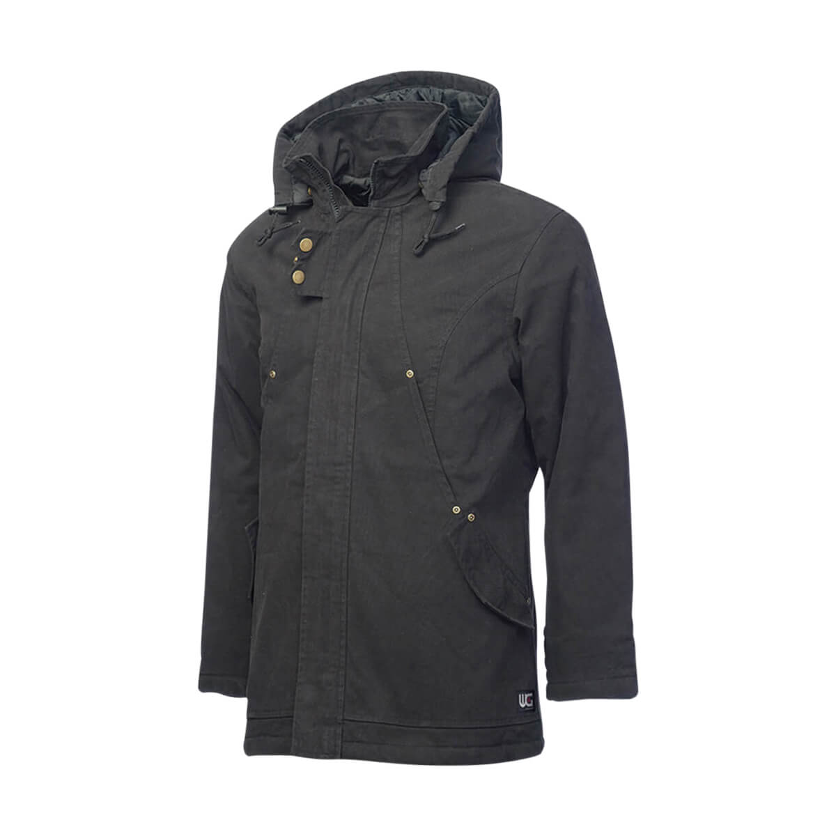 Work King Women's Black Insulated Parka - L