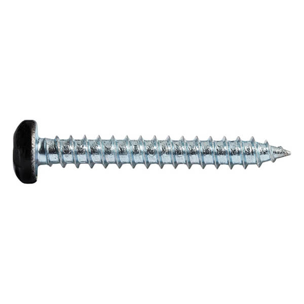 Pan-Head Square Metal Screws - Black - #8 X 1-1/4-in - 100 / Box