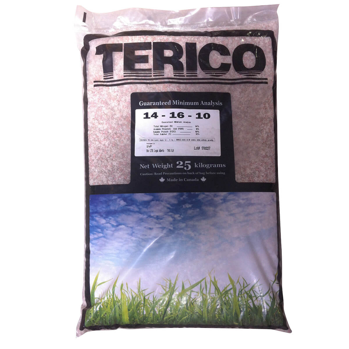 14-16-10 Terico Fall Lawn Fertilizer - 25 kg