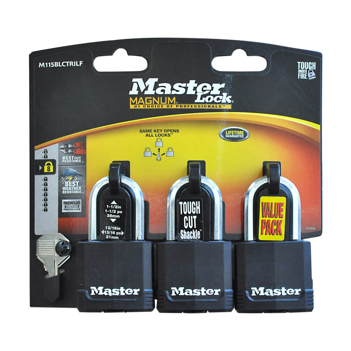 3 Pack Masterlock Magnum Padlock