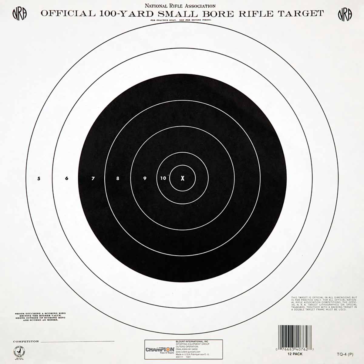 Score Keeper Targets - 12 Pack