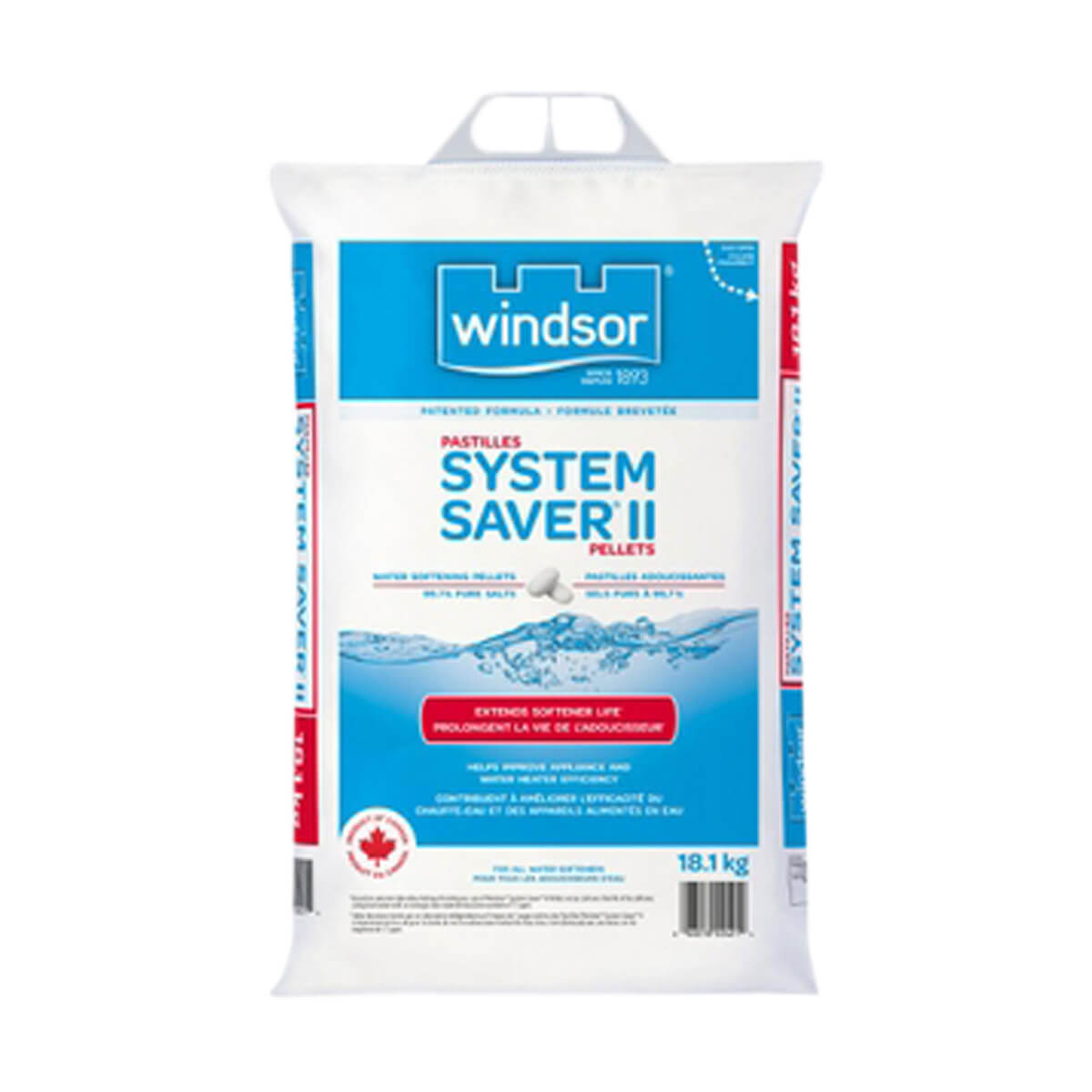 Windsor® Clean And Protect™ + Clean Care™ 4 in 1 Water Softener Salt  - 18.1 kg