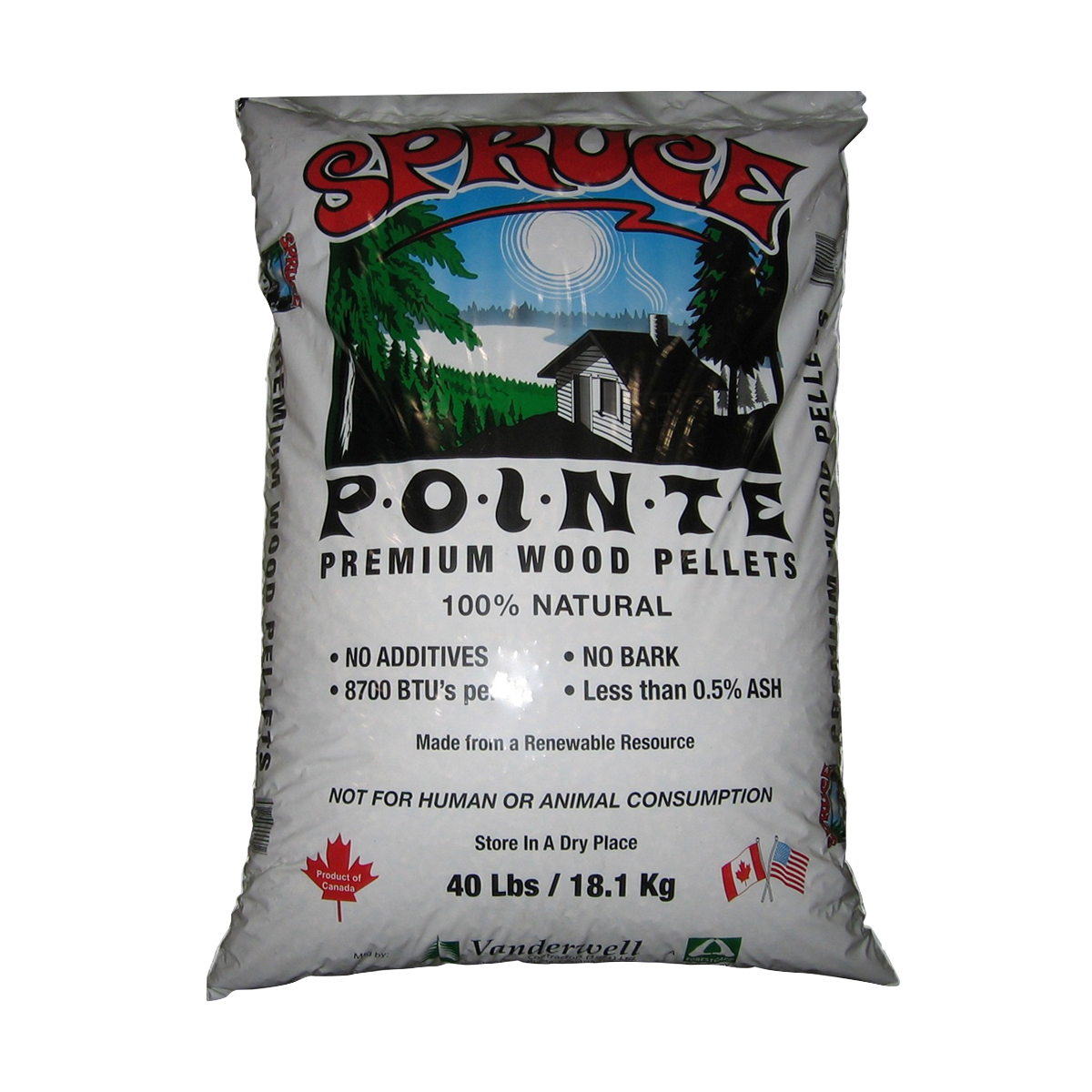 Spruce Pointe Premium Wood Pellets - 40 lb