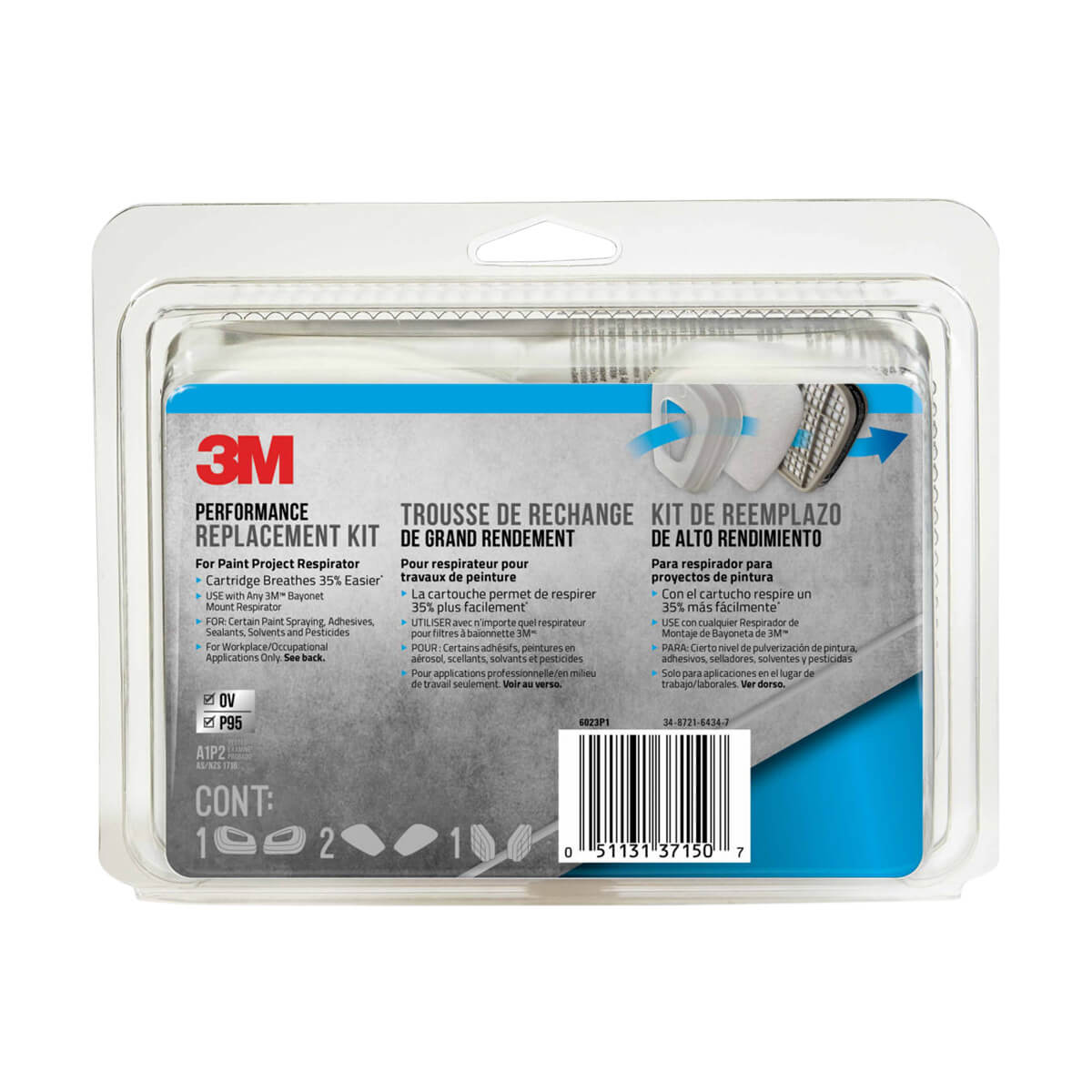 3M Performance Replacement Kit - 8 pack