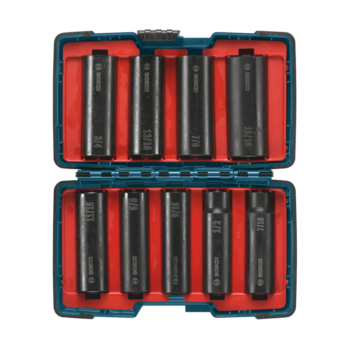 Bosch Impact Tough Socket Set for 1/2-in Drive - 9 Piece