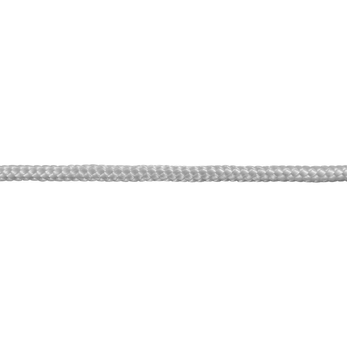 Polypropylene Diamond Braid Rope - White - 7/32-in x 50-ft