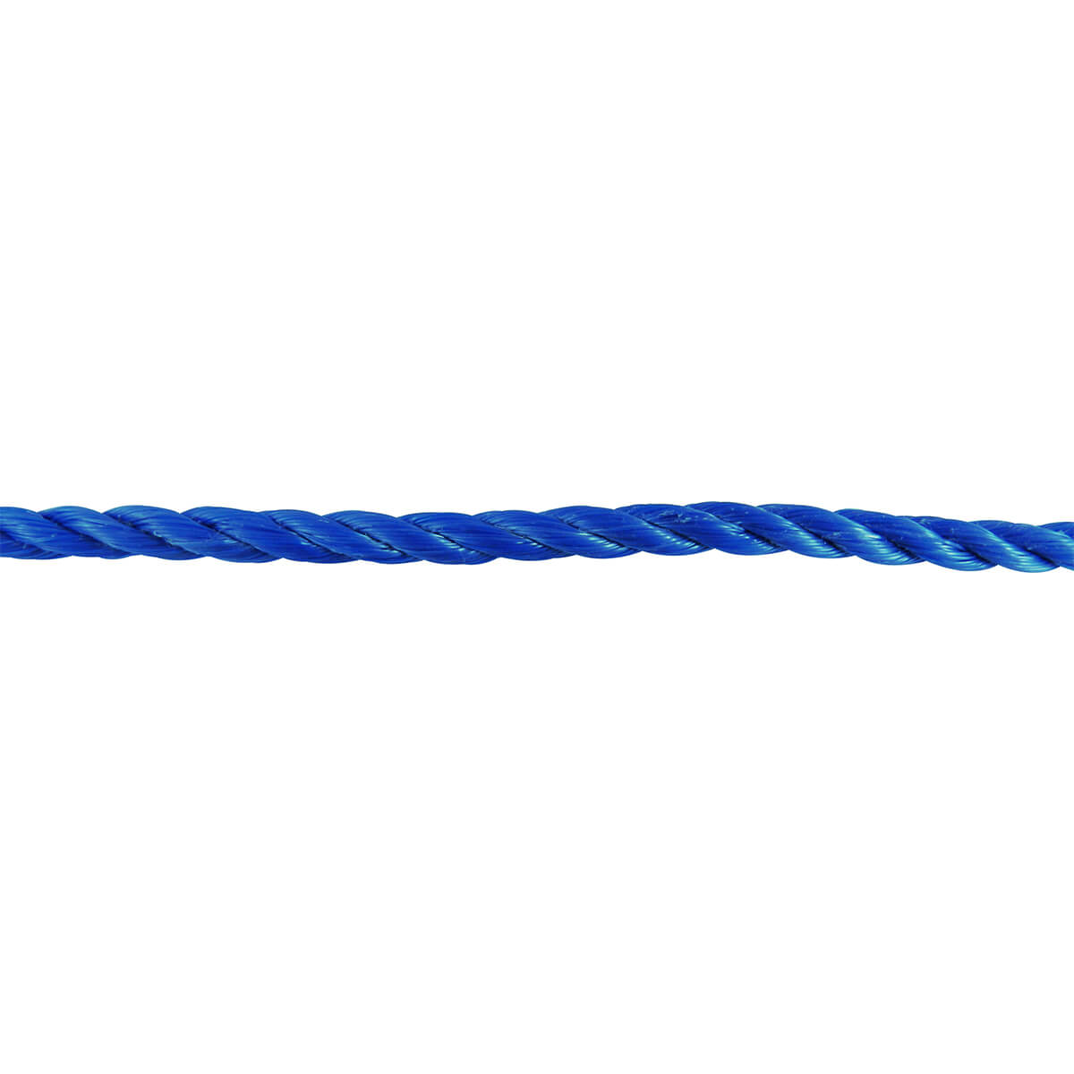 Polypropylene Twisted Rope - Blue - 1/4-in x 100-ft