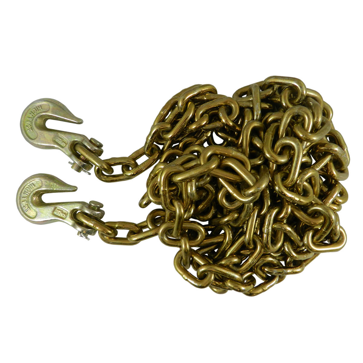 Chain with Clevis Grab Hooks - Grade 43 - 5/16-in x 14-ft