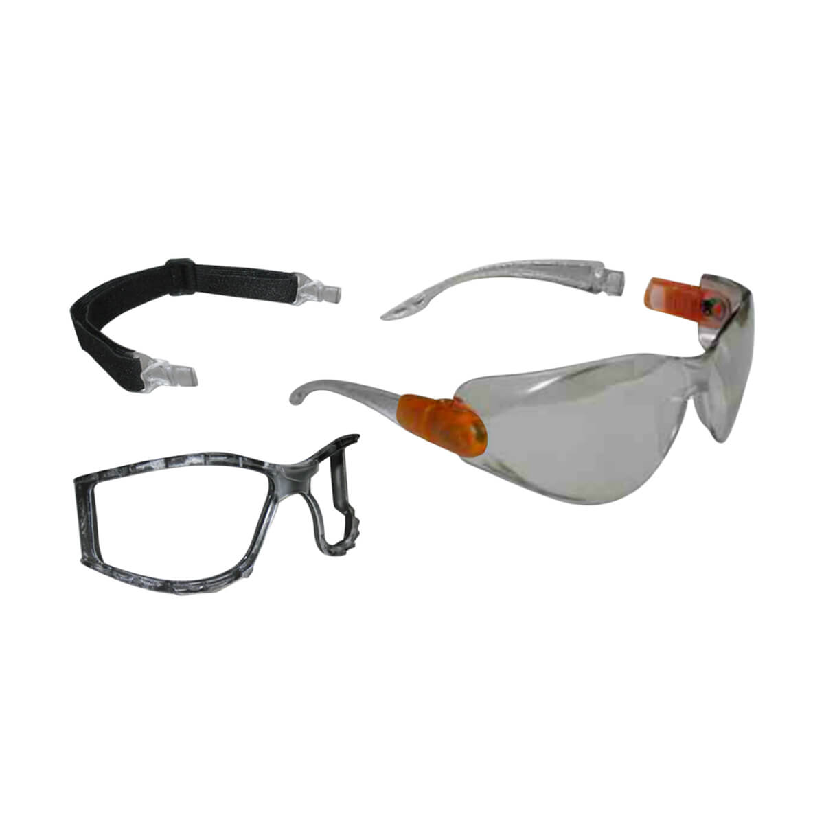 WorkHorse® 2-in-1 Safety Glasses - Clear Lens