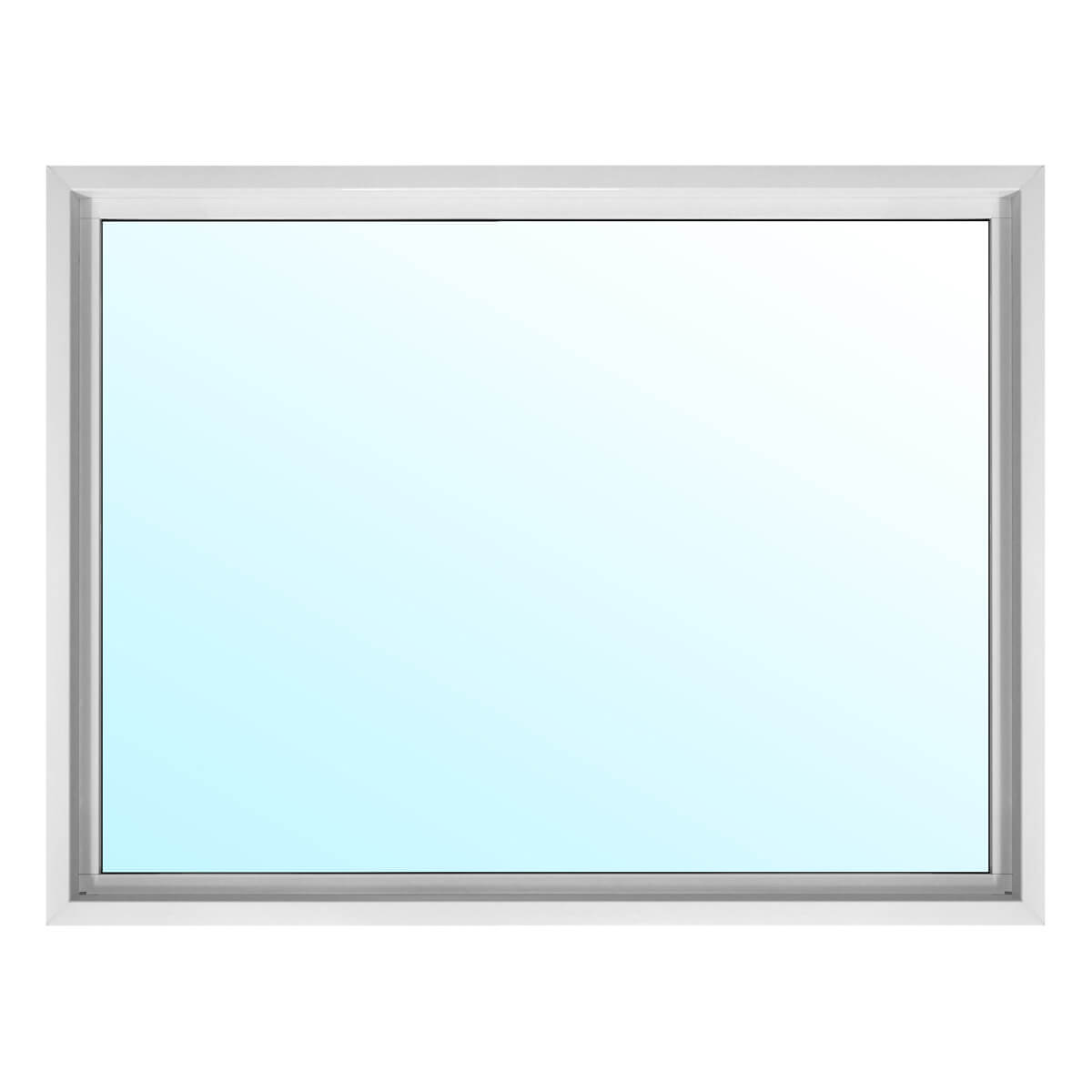 Alpine PVC Picture Window with 6-1/2-in Jamb - Low-E Glass - 40-in x 36-in