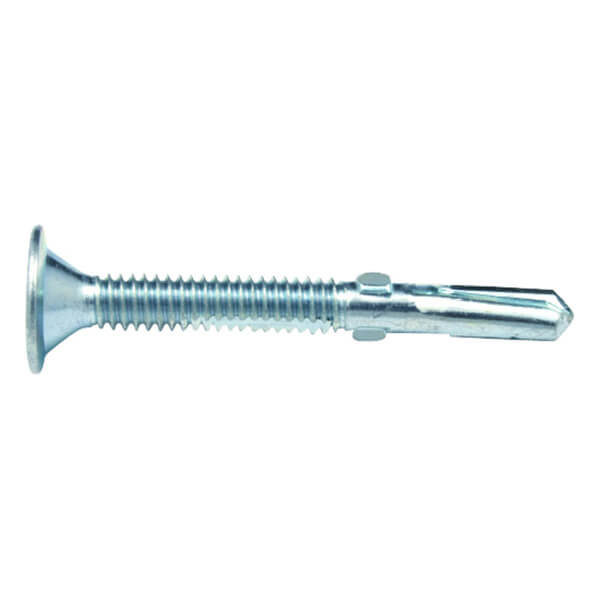 Wafer-Head Reamer Self-Drilling Screws - #10 X 2-in - 100/Box