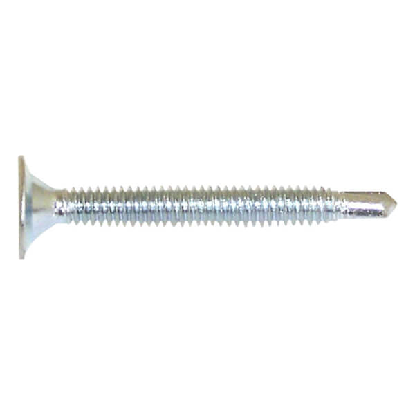 Wafer-Head Self-Drilling Screws - #10 X 1-in - 100/Box